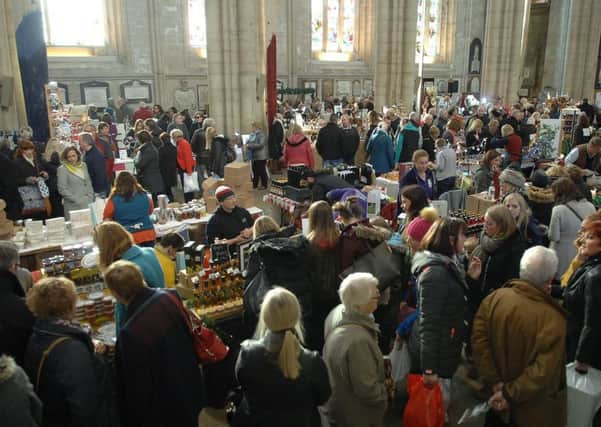 The Cathedrals Food and Gift Fayre will take place on Saturday 25 November.