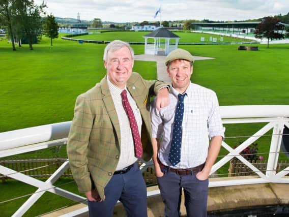 Julian Norton and Peter Wright, stars of Channel 5's The Yorkshire Vet.