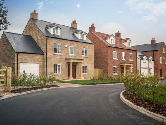 Meadowside consists of 10 executive properties - prices ranging from Â£350,000 to Â£650,000.