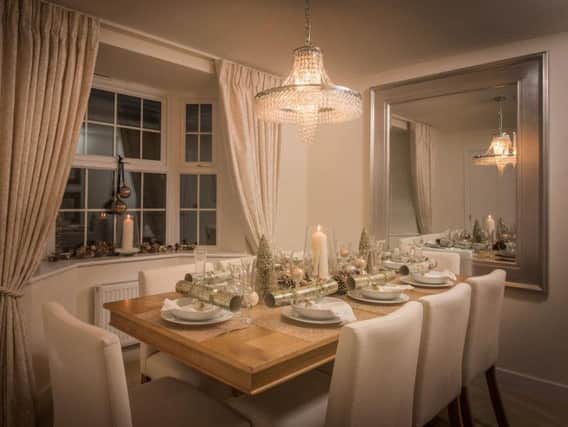 Christmas dinner in a new David Wilson Homes development could be on your wish list - buy now to guarantee the home of your dreams