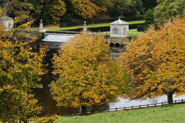 View down to Studley Royal: National Trust Images