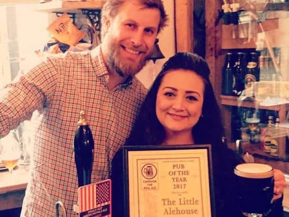 Richard and Danni Park, owners of  The Little Ale House in Harrogate, one of the indies at the launch of Indie Harrogate.