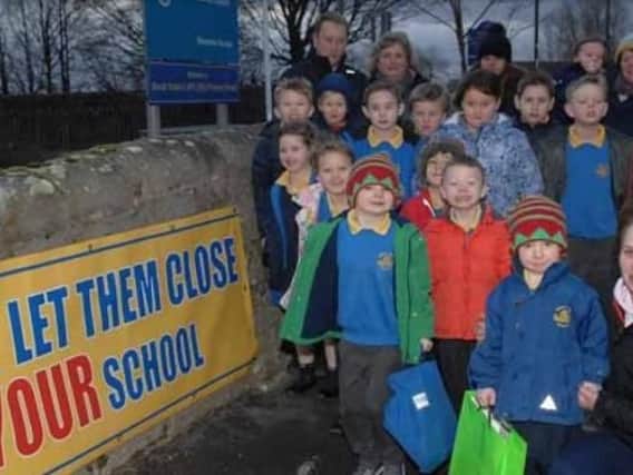 Parents of Burnt Yates pupils say they will fight the potential closure
