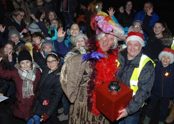 NAWN 1712011AM Bramham Lights switch on. NAME TO COME switch the lights on with Keith Innocent,  (1712011AM)