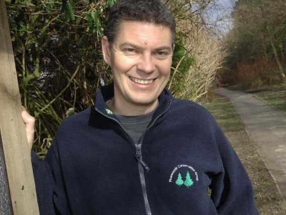 Pinewoods Conservation Group chairperson Neil Hind. (Picture by Adrian Murray 1402221AM3)