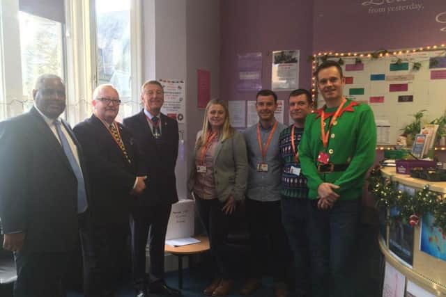 Dignitaries from across the county joined volunteers and service users