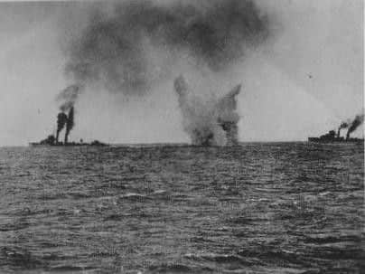 An attack on a British convoy of ships near Malta in the Second World  War.