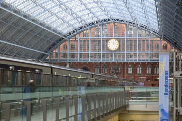 The train shed at St Pancras Station was completed in 1868. (Copyright - David Winpenny)