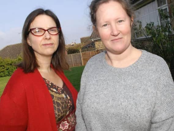 Rebecca Colby  and Sarah Hart who have set up Harrogate Affordable Homes Community Land Trust. (1702145AM1)