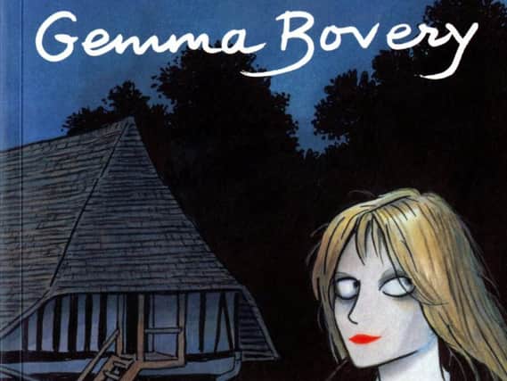 Part of Posy Simmonds' front cover from her graphic novel Gemma Bovery which started life as a serial in The Guardian.