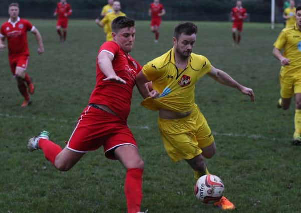 Steve Bromley in action at Worsbrough Bridge Athletic. Picture: Craig Dinsdale