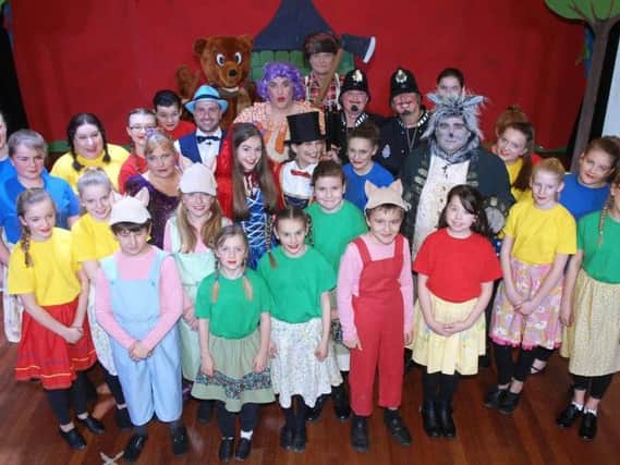 The cast of a previous pantomime
