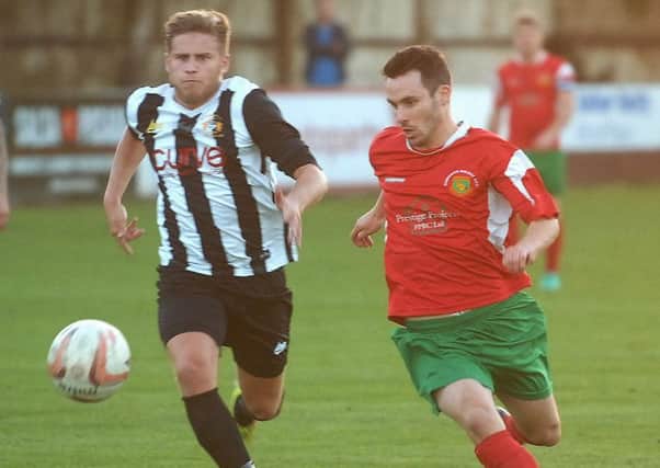 Adam Carter bagged a brace for Harrogate Railway in their thrashing of Parkgate