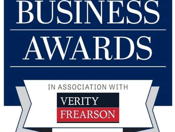 Verity Frearson is the main sponsor of the Harrogate Advertiser Business Awards.