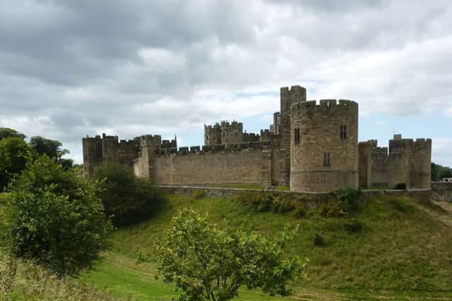 Alnwick Castle  the real stand-in for the fictional Hogwarts Castle. (Copyright  David Winpenny)