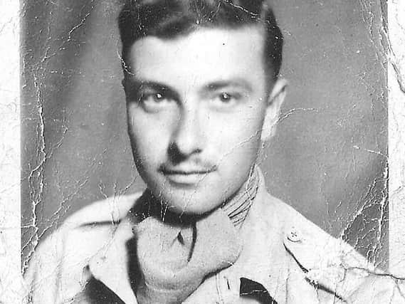 Hero - Tank driver Norman Goostry as a young man during the Second World War.