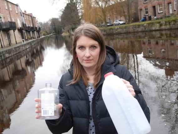 Emma Pilkington at Ripon canal basin.
