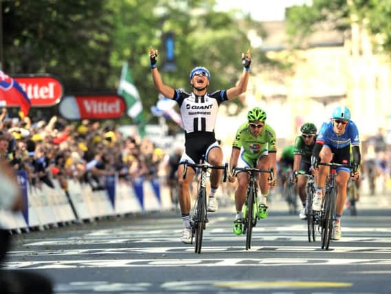 Flashback to the first stage of the 2014 Tour de France in Harrogate.