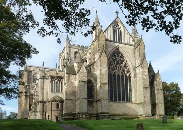 Ripon Cathedrals east end was designed by Master Mason Simon. (Copyright - David Winpenny)