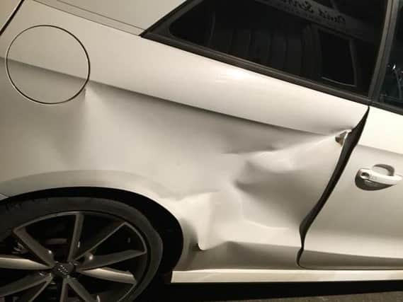 Anna's car was left damaged after she left it parked in Starbeck for just over an hour.
Credit: Anna Ratcliffe