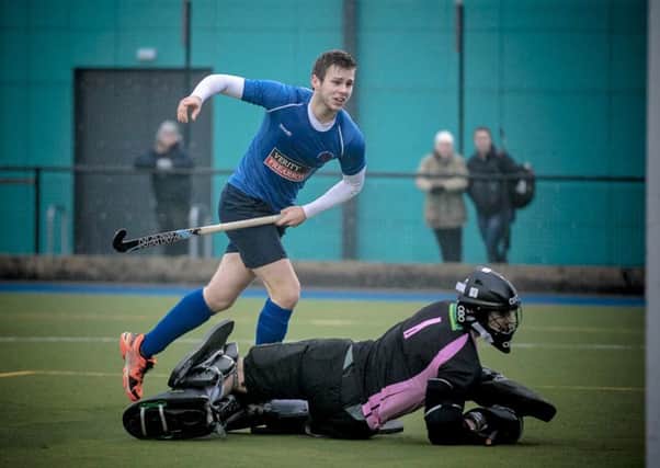 Charles Edmondson set Harrogate Mens 1s on their way to victory at Neston South Wirral. Picture: Caught Light Photography