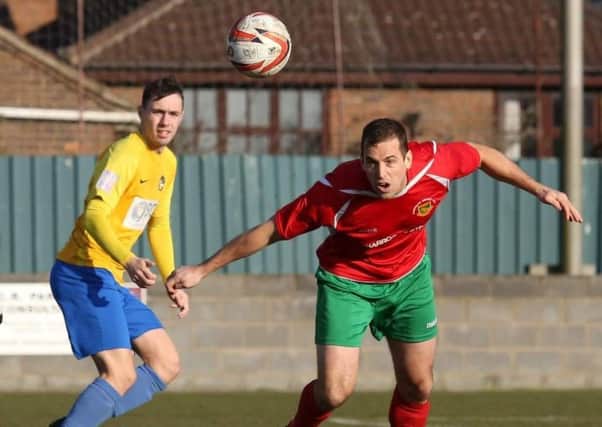 Harrogate Railway lost out 3-2 at Bottesford Town on Saturday. Picture: Rob Barraclough