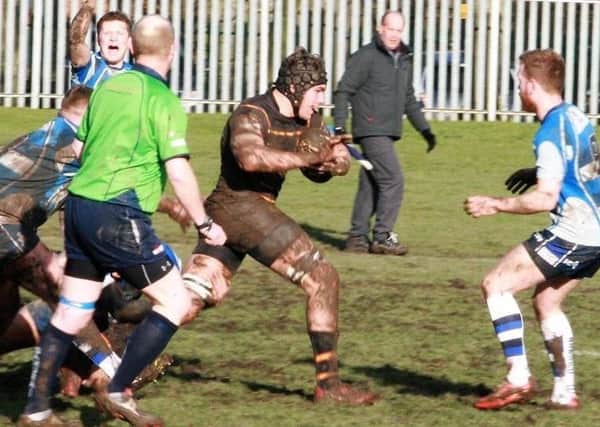 Action from Harrogate Pythons' home defeat to Otliensians