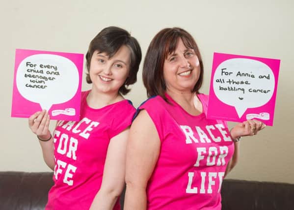 Annie Coyne and her mum Helen are calling on other mums and daughters to sign up to Cancer Research UKs Race for Life and help raise money for vital, life-saving cancer research.

Photograph by Richard Walker/ www.imagenorth.net