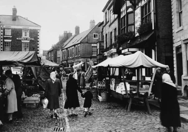 The Market place pictured in 1957.