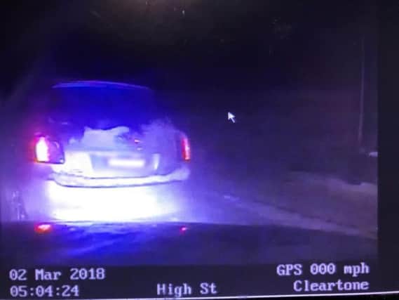 North Yorkshire Police  initially attempted to stop the driver on Skipton Road