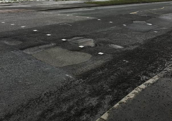 Where are the worst potholes in the Harrogate District?