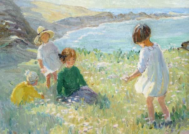 Dorothea Sharps work Gathering Daisies, oil on canvas, (48.5cm by 60cm) sold for Â£34,000 at the Autumn Fine Art Sale.