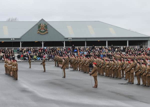 File photo of Junior soldiers march on the parade square during their graduation parade at the Army Foundation College, Harrogate.  A judge branded the three-year police probe "seriously flawed" as he halted the first of three court martials amid problems of missing evidence and claims witnesses were forced to make statements. Picture: Anna Gowthorpe/PA Wire