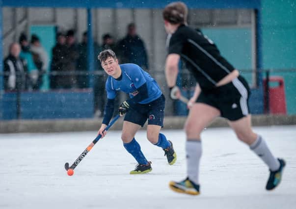 Action from the abandoned clash between Harrogate 1s and Gateshead 1s. Picture: Caught Light Photography