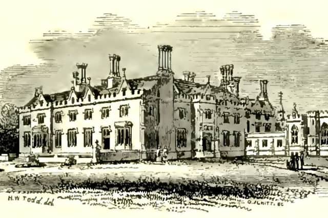 The Palace of the Bishops of Ripon, designed by William Railton. (from the Ripon Millenary Record)
