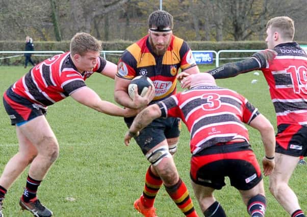 Harrogate RUFC renew hostilities with derby rivals Ilkley on Saturday. Picture: Richard Bown