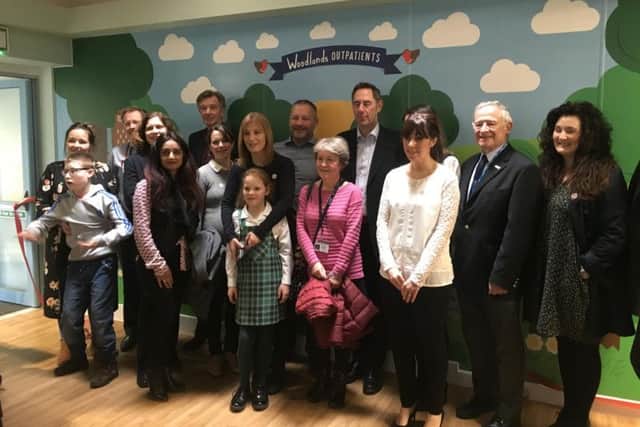 Staff, patients, parents and fundraisers gathered for the official re-opening.