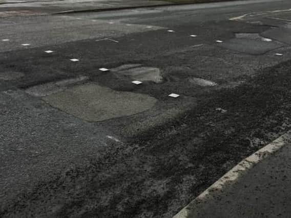 The cash will be used to help repair North Yorkshire's roads.