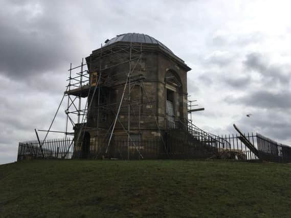 The temple in the grounds of Allerton Castle. Picture: North Yorkshire Police Rural Taskforce.