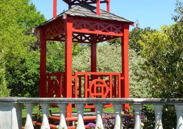The pagoda at Harlow Carr Gardens. (Copyright - David Winpenny)