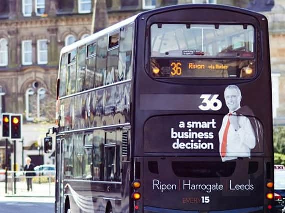Environmentally friendly alternative - Transdev's popular no. 36 bus in Harrogate