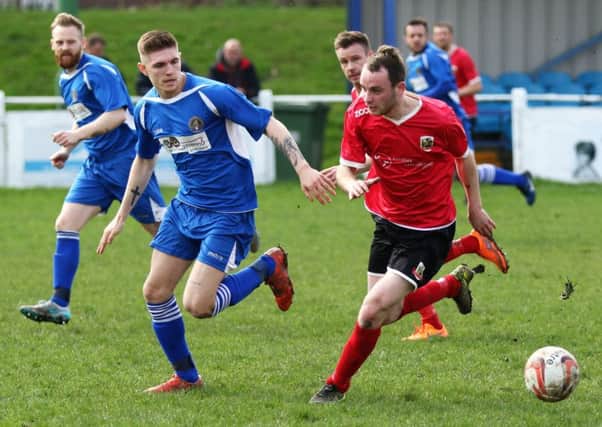 Brad Walker on the run during Boro's draw at Glasshoughton. Picture: Craig Dinsdale