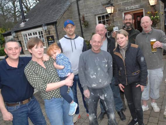 Landlord and landlady, Daniel and Caroline Jack gave thanks for the support from the community