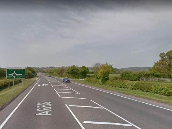 The A658 where the incident happened. Photo: Google