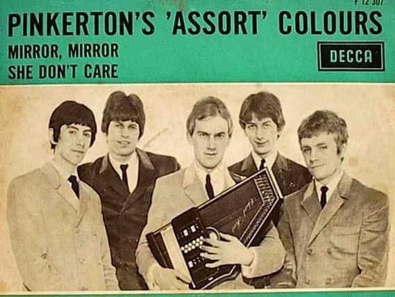 Swinging Sixties - Harrogate musician Stuart Colman in 1960s pop band Pinkertons Colors and an early single on Decca Records.