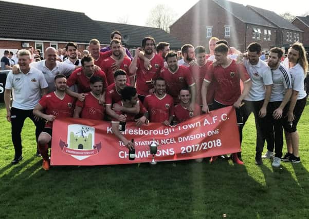 Knaresborough Town are NCEL Division One champions. Picture: Rhys Howell