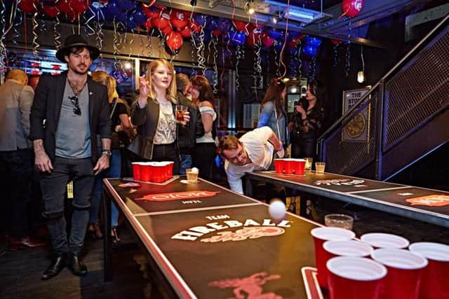 Fun and games at Mojo bar's launch night in Harrogate last Friday.
