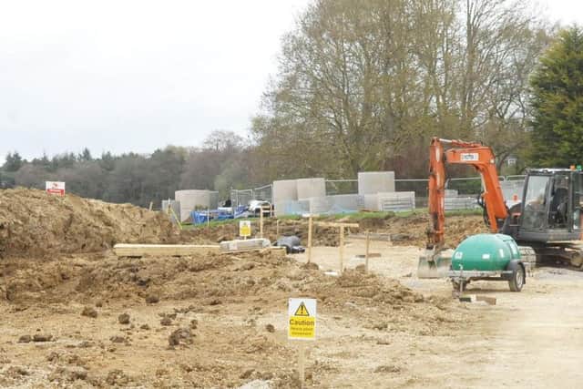 Ground work is underway ready to lay the foundations for the new houses in Summer 2018. Picture: Adrian Murray