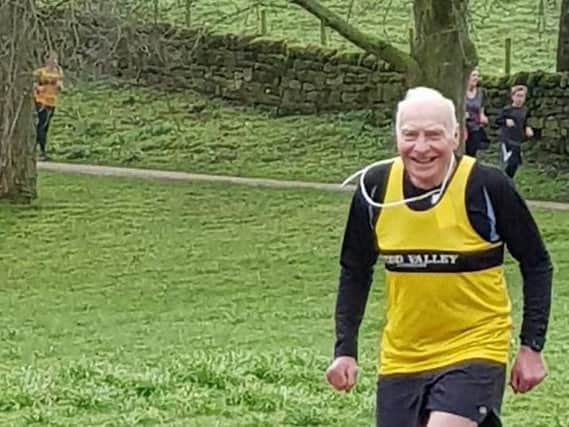 Harrogate runner Alan Harby, 81, is part of the Nidd 300 team this weekend.