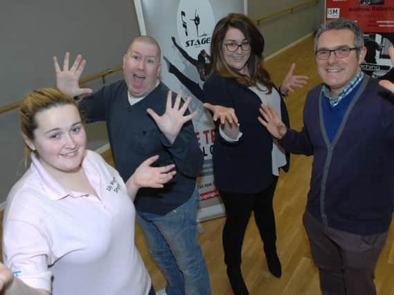 The Ripon's Got Talent judging panel: Lily Worth, Kenneth Ferguson, Amelia Urukalo and Andrew Roberts. Picture: Adrian Murray. (1804031AM1).